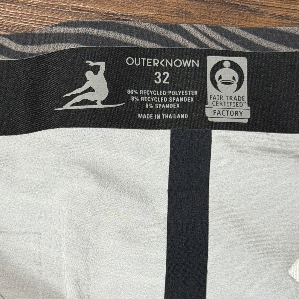 Outerknown Geometric (Wave) Patterned Swim Shorts - image 7